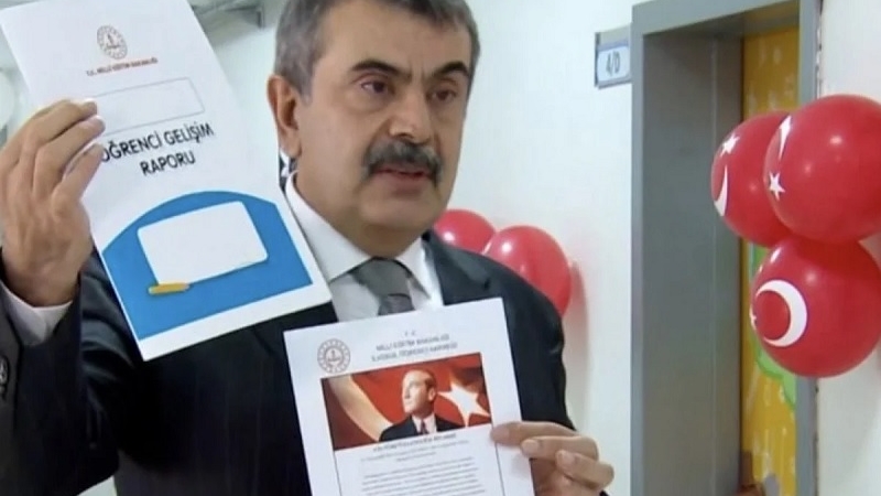 meb bakani karnelerden atatürk kaldırıldı iddialarina cevap verdi